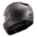 LS2 STROBE 2 MAT TITANIUM KASK [XL] - Görsel 6