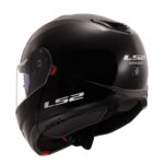LS2 STROBE 2 SİYAH KASK [XL] - Görsel 4