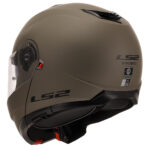LS2 STROBE 2 MAT KUM KASK [XXL] - Görsel 4