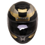 LS2 STREAM 2 ROAD MAT SİYAH-GOLD-GRİ KASK [S] - Görsel 3