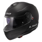 LS2 STROBE 2 MAT SİYAH ÇENE AÇILIR GÜNEŞ VİZÖRLÜ KASK [XL] #M1336409-32