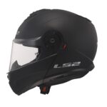 LS2 STROBE 2 MAT SİYAH ÇENE AÇILIR GÜNEŞ VİZÖRLÜ KASK [XL] #M1336409-32 - Görsel 2