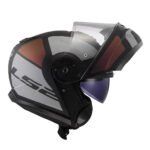 LS2 STROBE 2 ORION MAT SİYAH-MOR-MAVİ KASK [XL] - Görsel 7