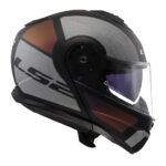 LS2 STROBE 2 ORION MAT SİYAH-MOR-MAVİ KASK [XXL] - Görsel 4