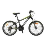 KRON VORTEX 4.0 - 20" MTB - 13' - 21 Vites - V.B. - Mat Siyah-Gri/Neon Sarı  #KRN23-014