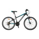 KRON VORTEX 4.0 - 20" MTB - 13' - 21 Vites - V.B. - Mat Siyah-Gri/Mavi  #KRN23-015