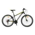 KRON VORTEX 4.0 - 27.5" MTB - 16' - 21 Vites - M.DISC - Mat Siyah-Gri/Neon Sarı   #KRN23-034
