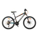 XC75 - 24" MTB - 13 - 21 VİTES - V.B - MAT SİYAH - BEYAZ/NEON TURUNCU/MAVİ #KRN24-010
