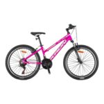 XC75 - 24" MTB LADY - 13 - 21 VİTES - V.B - MAT SİYAH - GRİ/PEMBE #KRN24-013