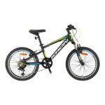 XC75 - 20" MTB - 11 - 7 VİTES - V.B - MAT SİYAH - BEYAZ/NEON SARI/MAVİ #KRN24-005