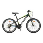 XC75 - 24" MTB - 13 - 21 VİTES - V.B - MAT SİYAH - BEYAZ/NEON SARI/MAVİ #KRN24-009