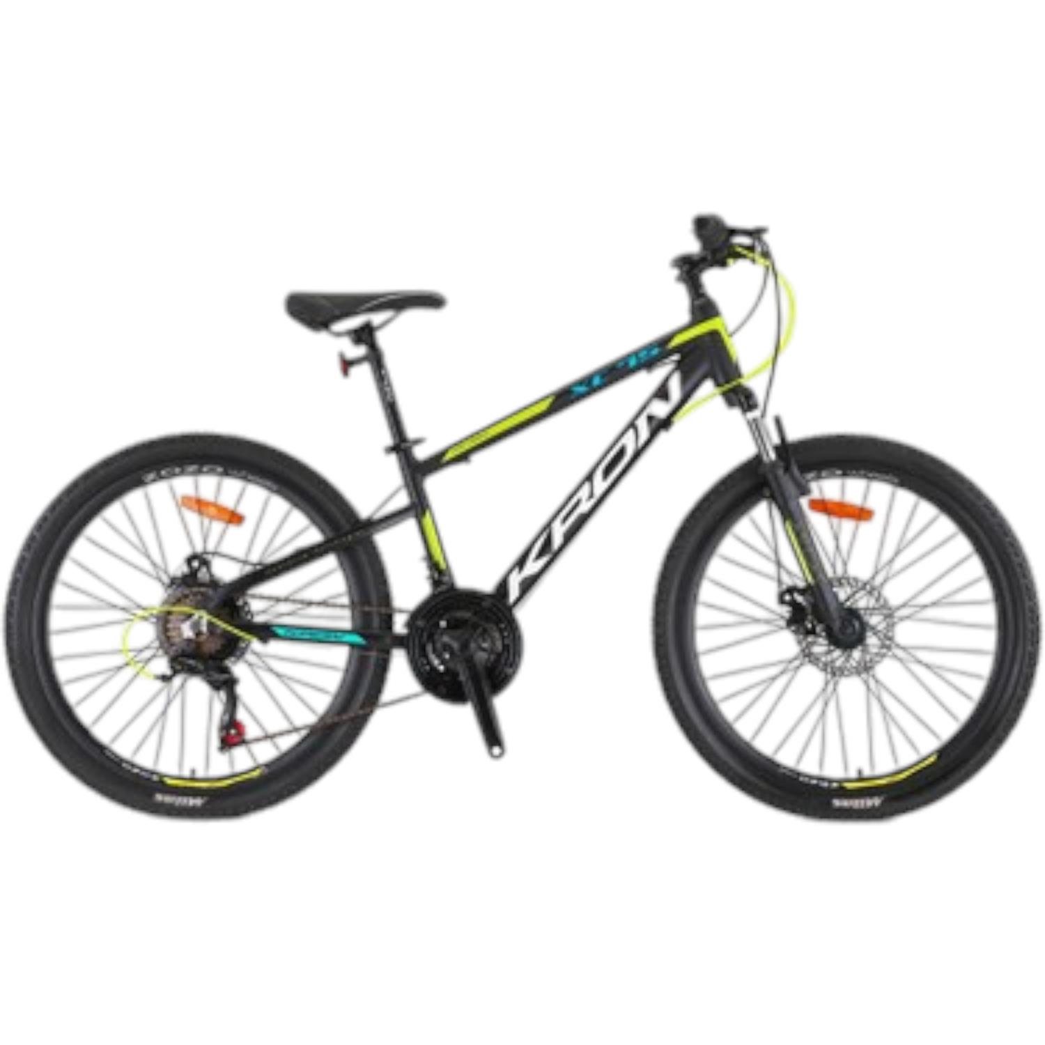 ST89256 XC75 - 24" MTB - 13 - 21 VİTES - H.DISC - MAT SİYAH - BEYAZ/NEON SARI/MAVİ #KRN24-017 - Görsel 1