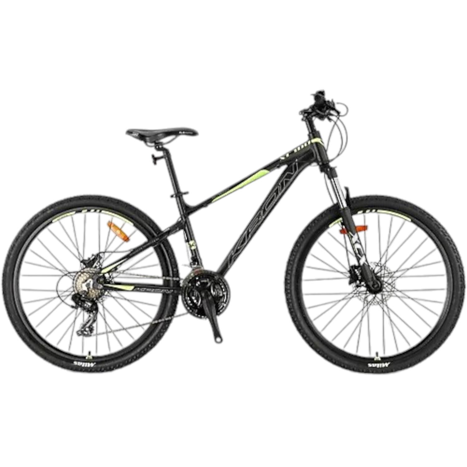 ST89300 XC 100 - 26" MTB - 15 - 21 VİTES - H.DISC - MAT SİYAH-GRİ - NEON SARI #KRN24-022 - Görsel 1