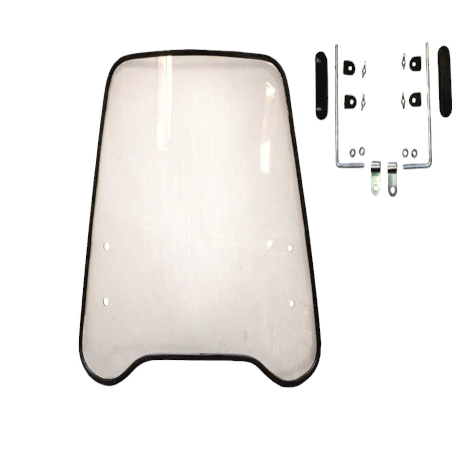 ST89662 ÖN SİPERLİK CAMI BÜYÜK BOY FİTİLLİ SCOOTER 55 X 44 #AYM-1771 - Görsel 1