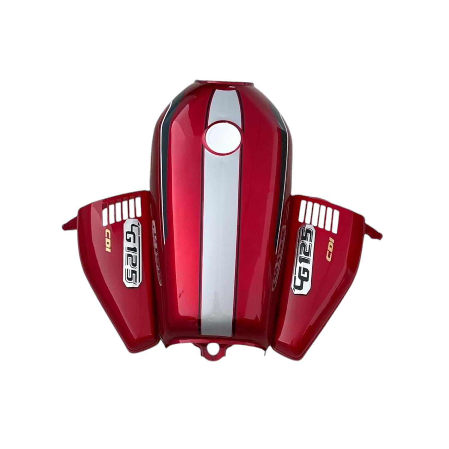 ST89680 KUBA ÇİTA DEPO + YAN KAPAK KIRMIZI #100656 - Görsel 1