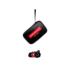 KNMASTER KN6100 KIRMIZI KULAKLIK SETİ MOTOSİKLET KASK İNTERKOM BLUETOOTH #K4292 - Görsel 3