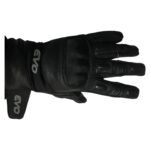 ELDİVEN MOTOR DERİ DÜZ SİYAH (L) #MA006