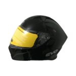 EVO906 ÇENEDEN AÇILIR KASK VİZÖRLÜ PARLAK SİYAH #KN90601PS [L]