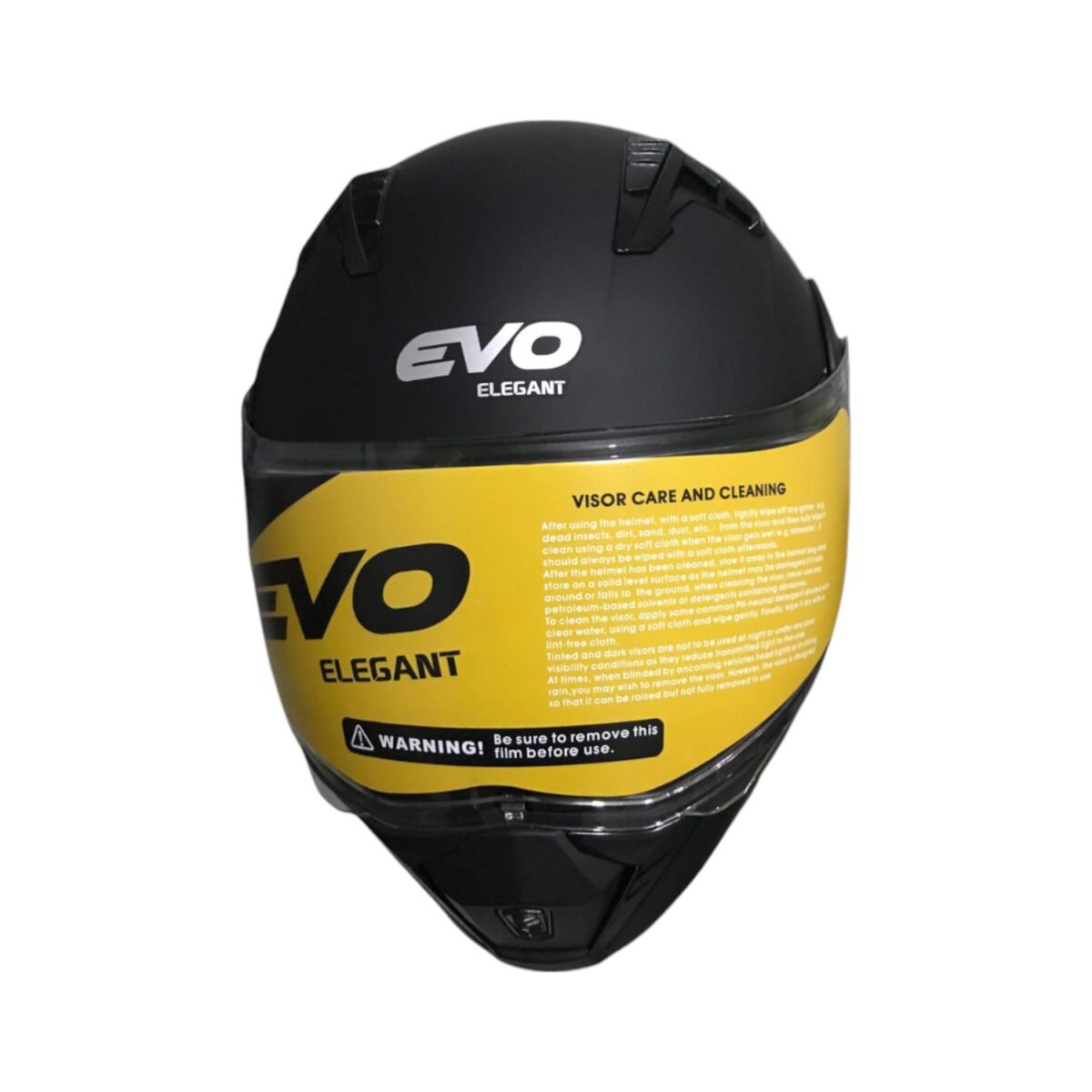 EVO906 ÇENEDEN AÇILIR KASK VİZÖRLÜ MAT SİYAH #KN90601MS [L] - Görsel 2