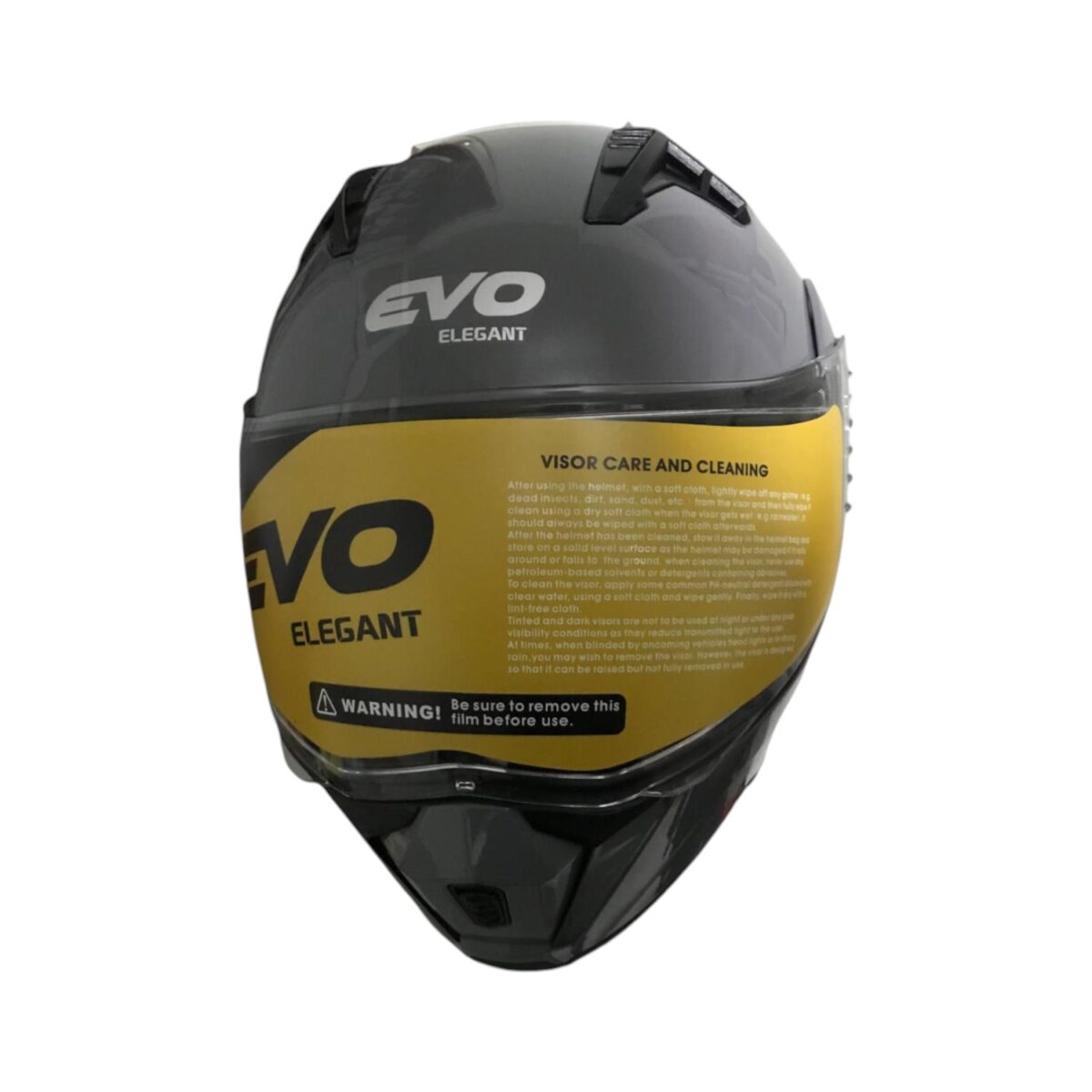 EVO906 ÇENEDEN AÇILIR KASK VİZÖRLÜ NARDO GRİ #KN90601NG [XL] - Görsel 2