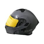 EVO906 ÇENEDEN AÇILIR KASK VİZÖRLÜ NARDO GRİ #KN90601NG [XXL]