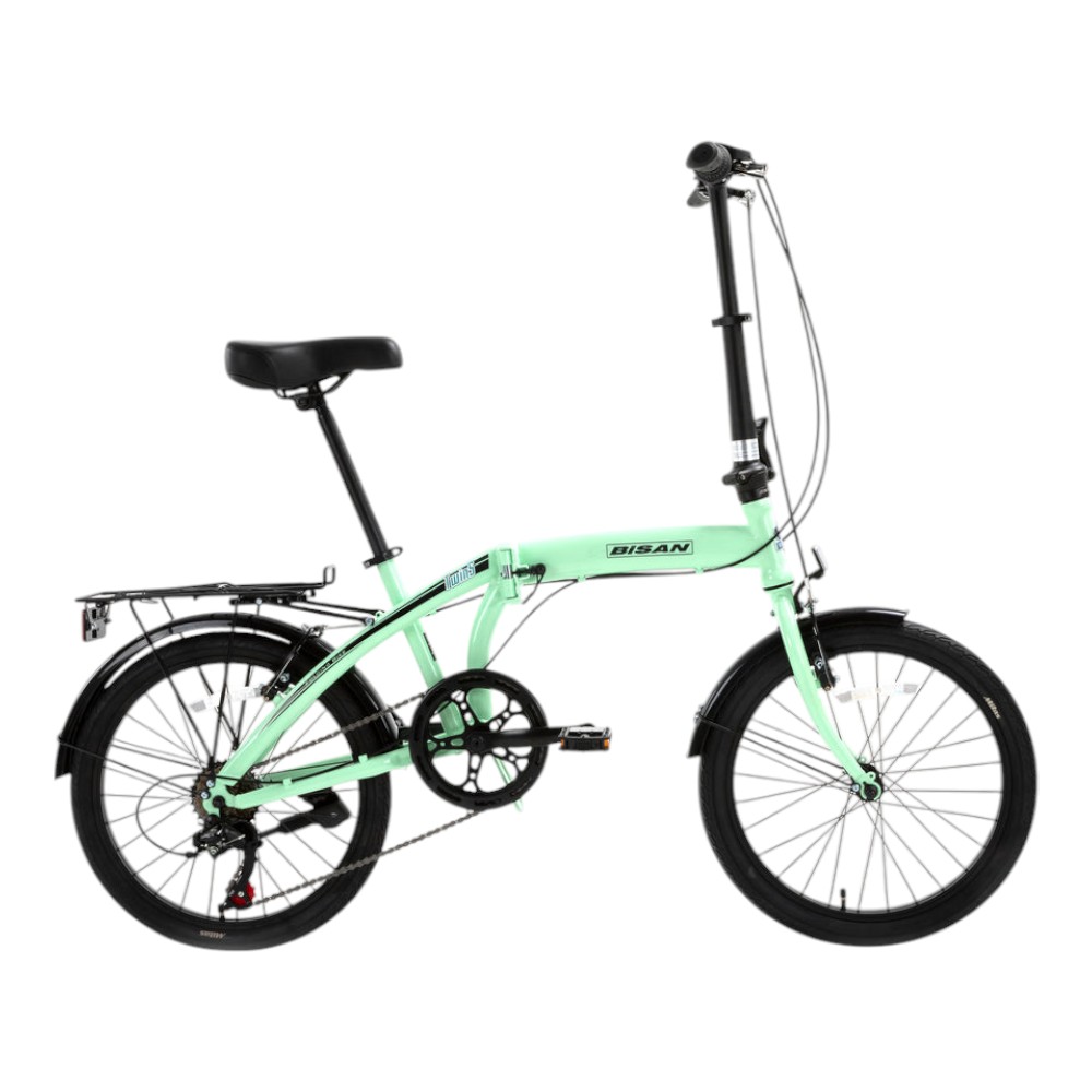 ST90601 TWIN-S-23 Ürün Rengi: MİNT YEŞİL Kadro: 32 CM Vites: 1x6 VİTES Tekerlek: 20" - Görsel 1