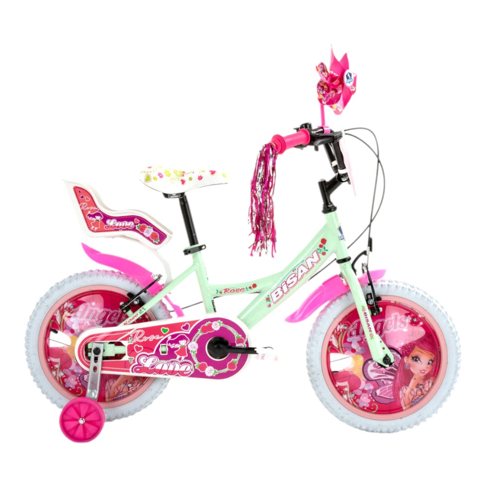 ST90618 ROSE-24 Ürün Rengi: MİNT YEŞİL Kadro: 10" - 26 CM Vites: 1x1 VİTES Tekerlek: 16" - Görsel 1