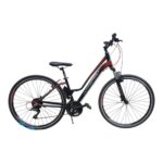 KRON TX 75 - 28" Trekking Lady - 17' - 21 Vites - M.DISC - Siyah-Füme/Kırmızı #KRN22-298