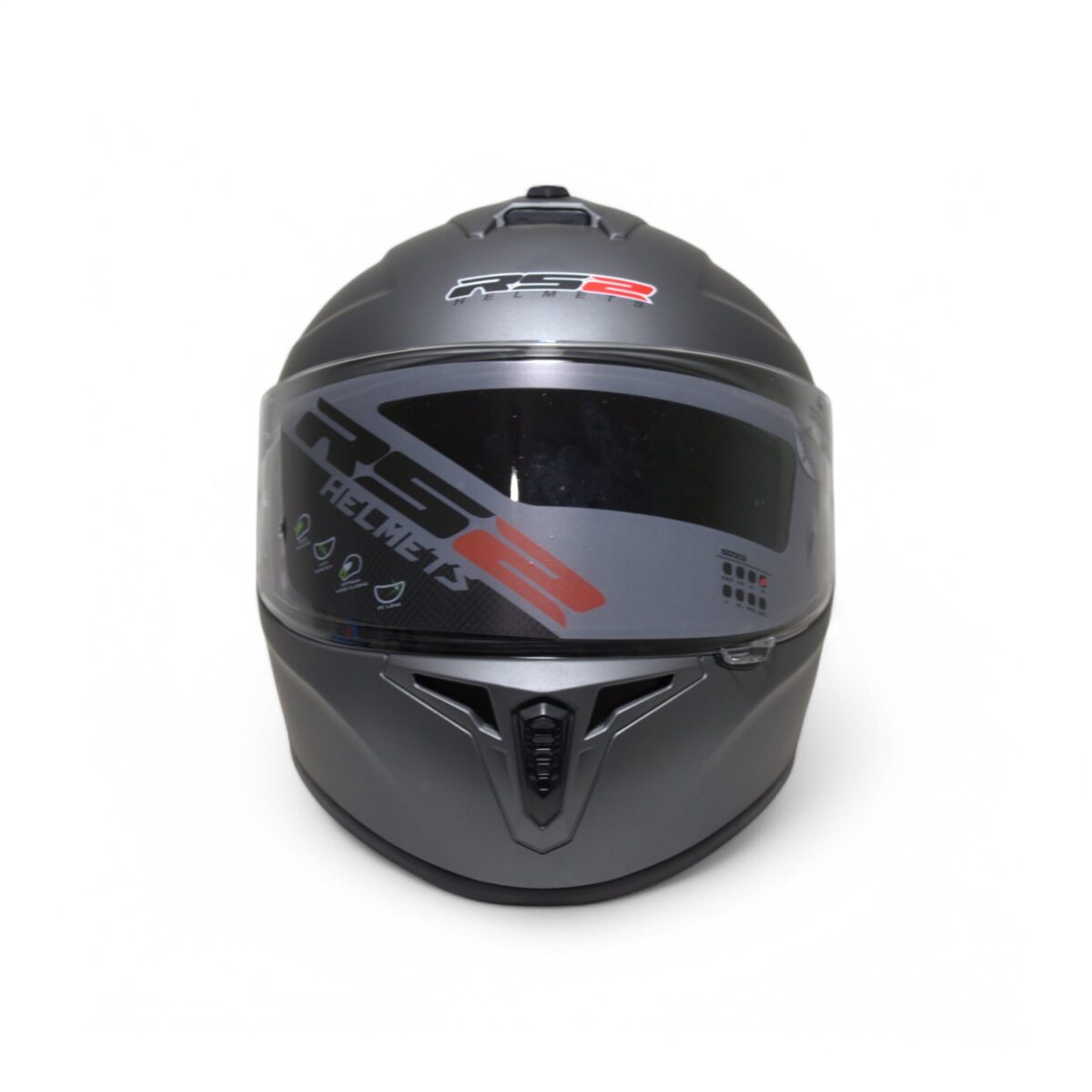 RS2 KAPALI KASK (MAT GRİ) [XL] #RS320 32001/3 - Görsel 2
