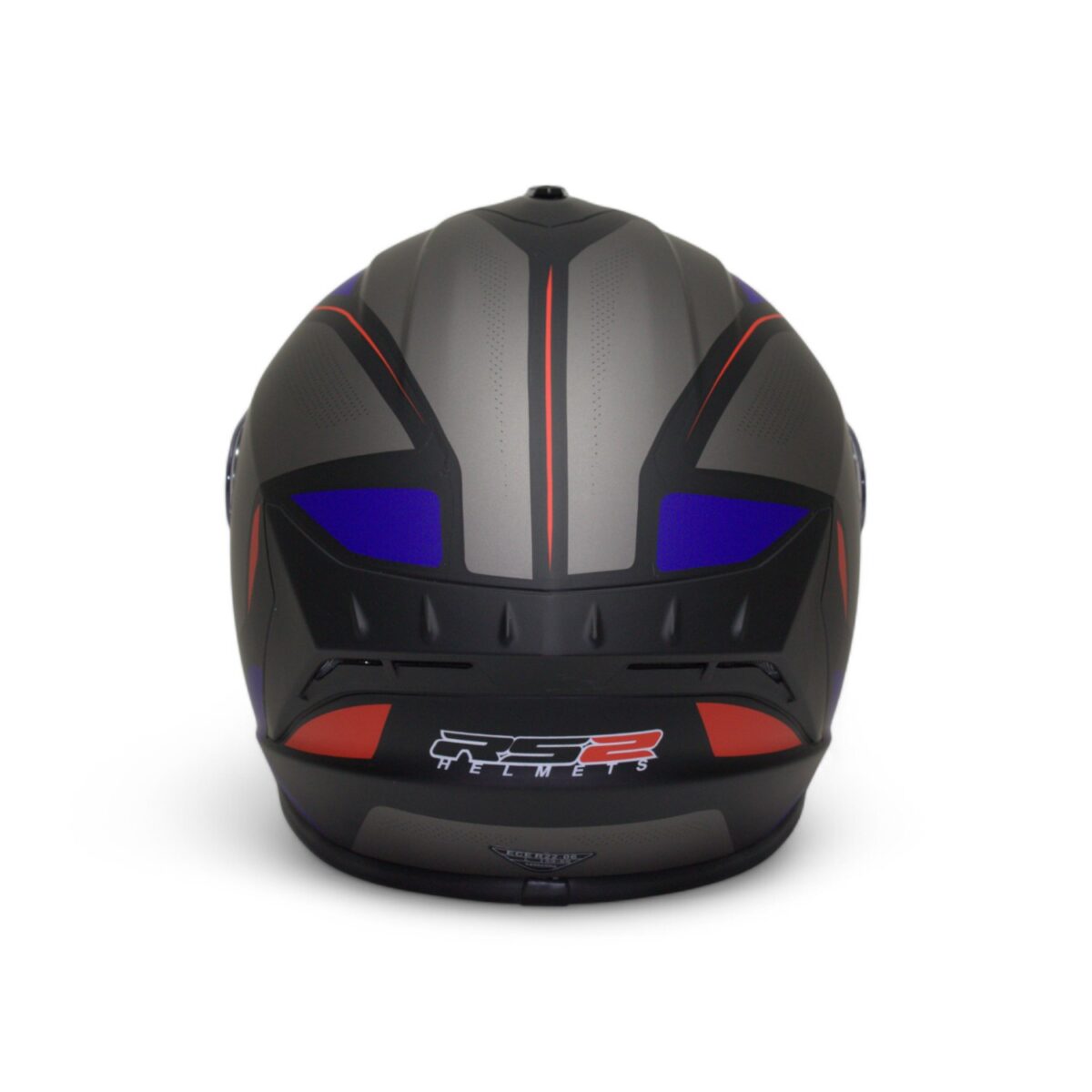 RS2 KAPALI KASK (GRİ/MAVİ/SİYAH/KIRMIZI) [M] #RS320 32002/6 - Görsel 3