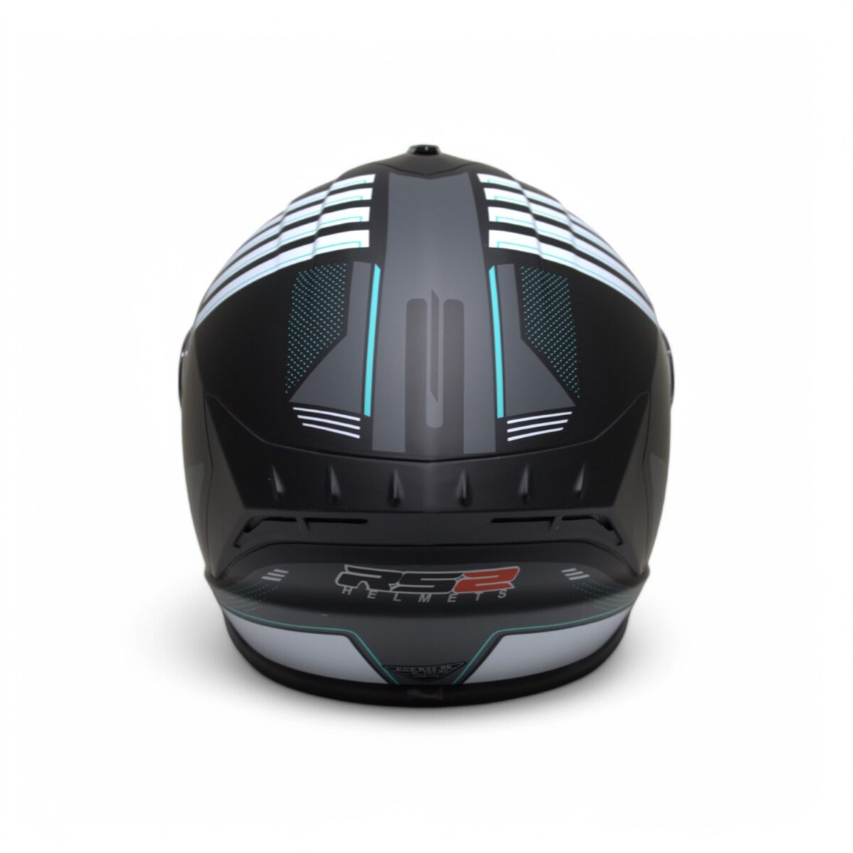 RS2 KAPALI KASK (SİYAH/BEYAZ/YEŞİL/GRİ) [XL] #RS320 32003/9 - Görsel 3
