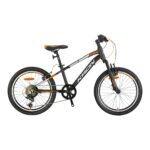 KRON XC 75 - 20" MTB - 11' - 7 Vites - V.B - Mat Siyah-Gri/Neon Turuncu #KRN25-029