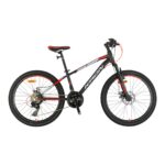 KRON XC 75 - 24" MTB - 13' -21 Vites - V.B - Mat Siyah-Gri/Kırmızı #KRN25-037