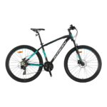 KRON XC 100 - 26" MTB - 14' - 21 Vites - H.DISC - Mat Siyah-Gri/Turkuaz #KRN25-086