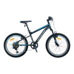 KRON VORTEX 4.0 - 20" MTB - 11' - 7 Vites - V.B. - Mat Siyah-Gri/Mavi  #KRN25-002