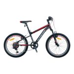 KRON VORTEX 4.0 - 20" MTB - 11' - 7 Vites - V.B. - Mat Siyah-Gri/Kırmızı  #KRN25-003