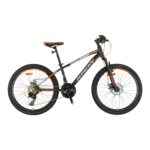 KRON XC 75 - 24" MTB - 13' -21 Vites - M.DISC - Mat Siyah-Gri/Neon Turuncu #KRN25-044