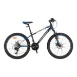 KRON XC 75 - 24" MTB - 13' -21 Vites - M.DISC - Mat Siyah-Gri/Mavi #KRN25-045