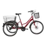 E-PORTER LİT-24 Ürün Rengi: BAYRAK KIRMIZISI Kadro: 44 CM Vites: 3 VİTES Tekerlek: 24"