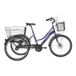 E-PORTER LİT-24 Ürün Rengi: LACİVERT Kadro: 44 CM Vites: 3 VİTES Tekerlek: 24"