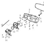 VOGE SR1 SCOOTER 125CC DEBRİYAJ KAPAĞI CONTASI (SR1 ADV)