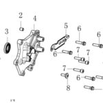 VOGE SR1 SCOOTER 125CC ARA KAPAK  BRAKETİ (SR1 125)
