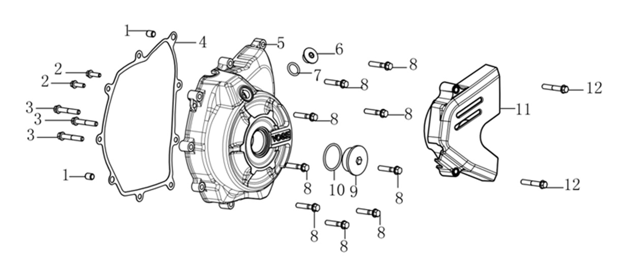 VOGE-110520915-0002-1 VOGE 250RR RACING 250CC ÖN SÜRÜŞ DİŞLİ KAPAĞI (VOGE 250 RR) - Görsel 1