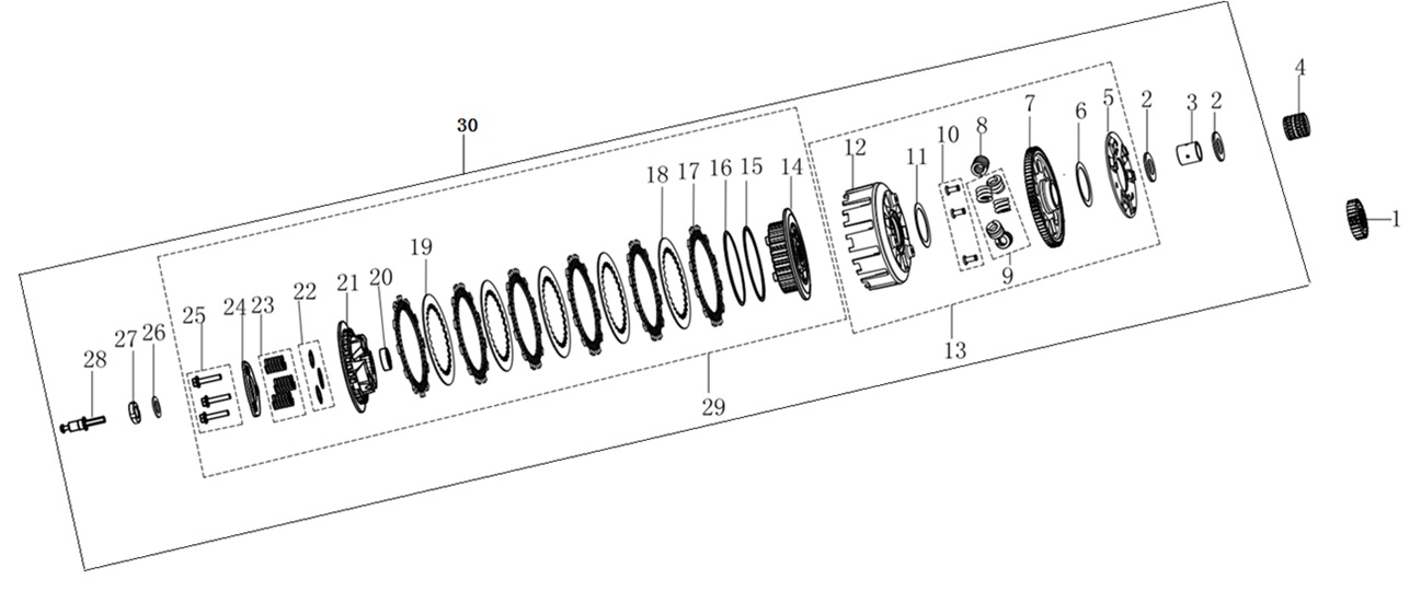 VOGE-140580062-0001-1-1 VOGE 250RR RACING 250CC ÇİFT YÖNLÜ DİŞLİ MİLİ (VOGE 250 RR) - Görsel 1