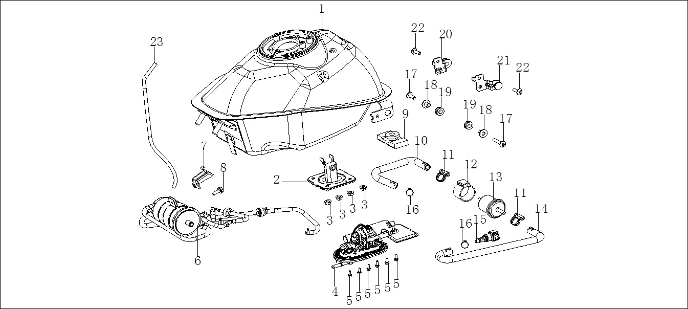 VOGE-170501644-0001-1 VOGE R125 STREET BIKE 125CC YAKIT SENSÖRÜ (VOGE R125) - Görsel 1