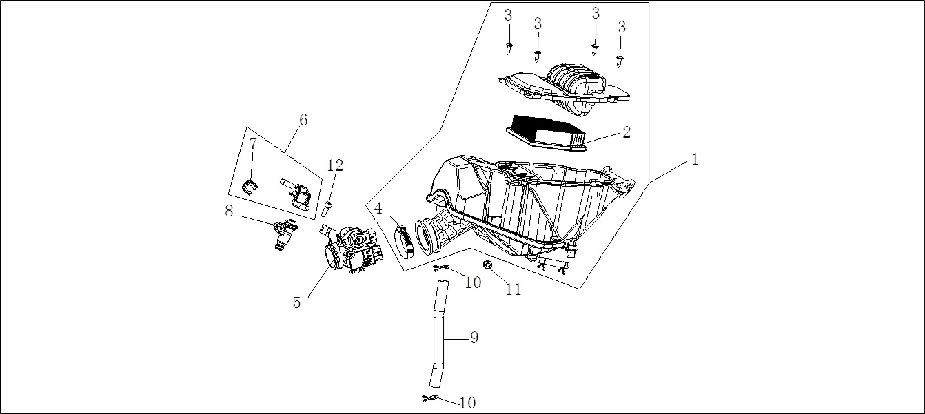 VOGE-180100158-0001-1 VOGE R125 STREET BIKE 125CC ENJEKSİYON KARBÜRATÖRÜ SET (VOGE R125) - Görsel 1