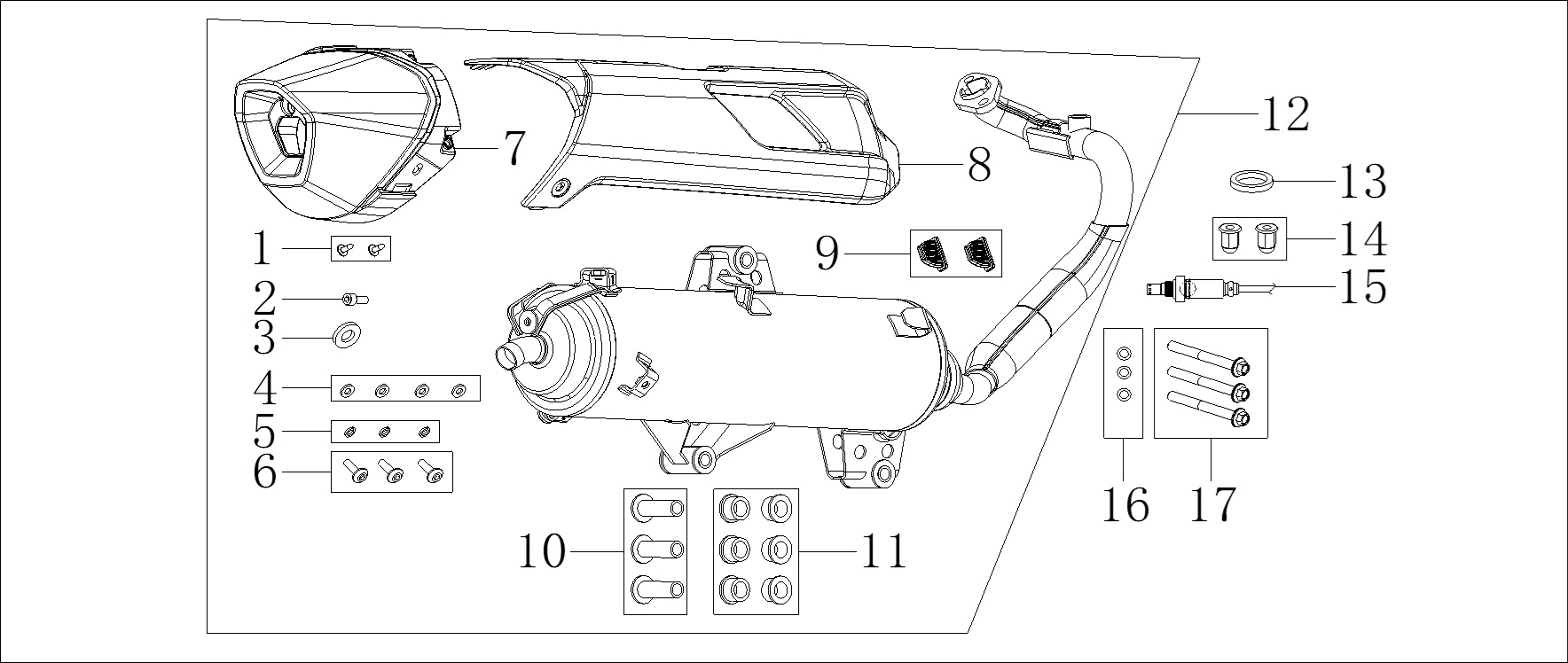 VOGE-180650149-0001-1 VOGE SR1 SCOOTER 125CC OKSİJEN SENSÖRÜ (SR1 125) - Görsel 1