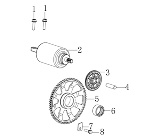 VOGE-193190054-0001-1 VOGE 250RR RACING 250CC REDİKSİYON DİŞLİSİ (VOGE 250 RR) - Görsel 1