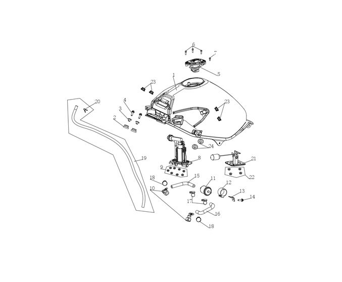 VOGE-273610003-0001-2-1 VOGE R525 STREET BIKE 500CC BENZİN SWITCH (VOGE 525R) - Görsel 1