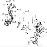 VOGE SR1 SCOOTER 125CC FAR SOL BRAKETİ (SR1 ADV)